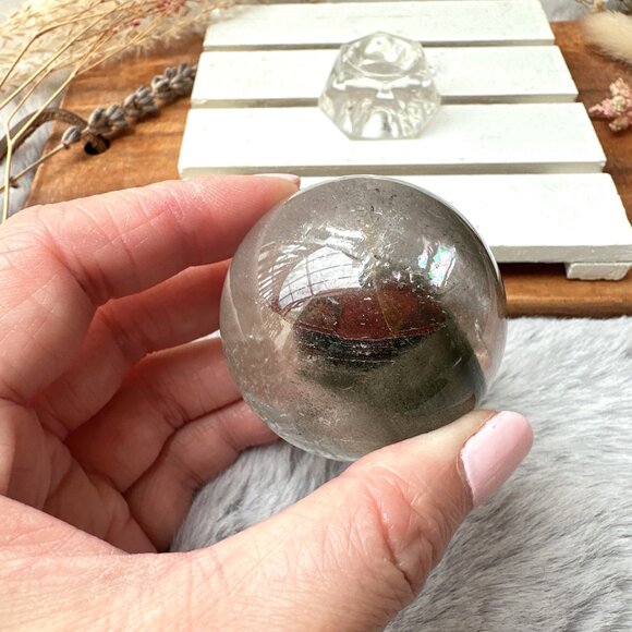 Small Garden Quartz Sphere - Picture 2 of 9